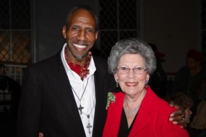 Sam Waymon with Harriet Cornell, Chairwoman of the Legislature of Rockland County, after she presented him with a Proclamation from the Legislature recognizing his accomplishments and naming February 16, 2013 Sam Waymon Day in Rockland County.  Photo by Michael A Frank